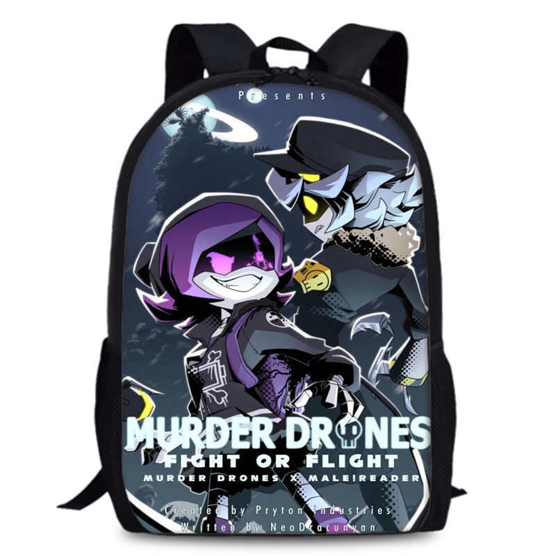 Drone Backpack - Murder Drones Anime Çevresel Sırt Çantası