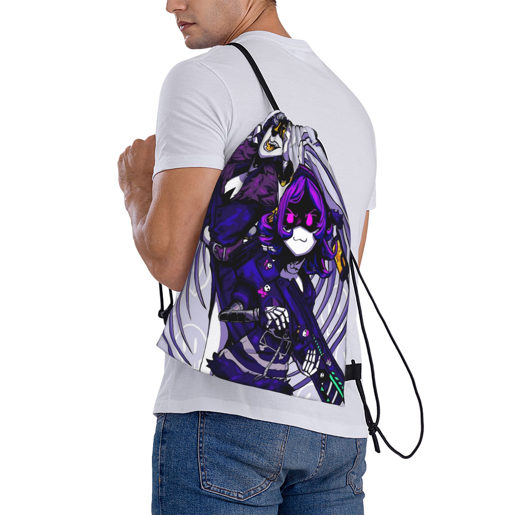 Drone Backpack - Murder Drones Anime İpli Çanta Komik