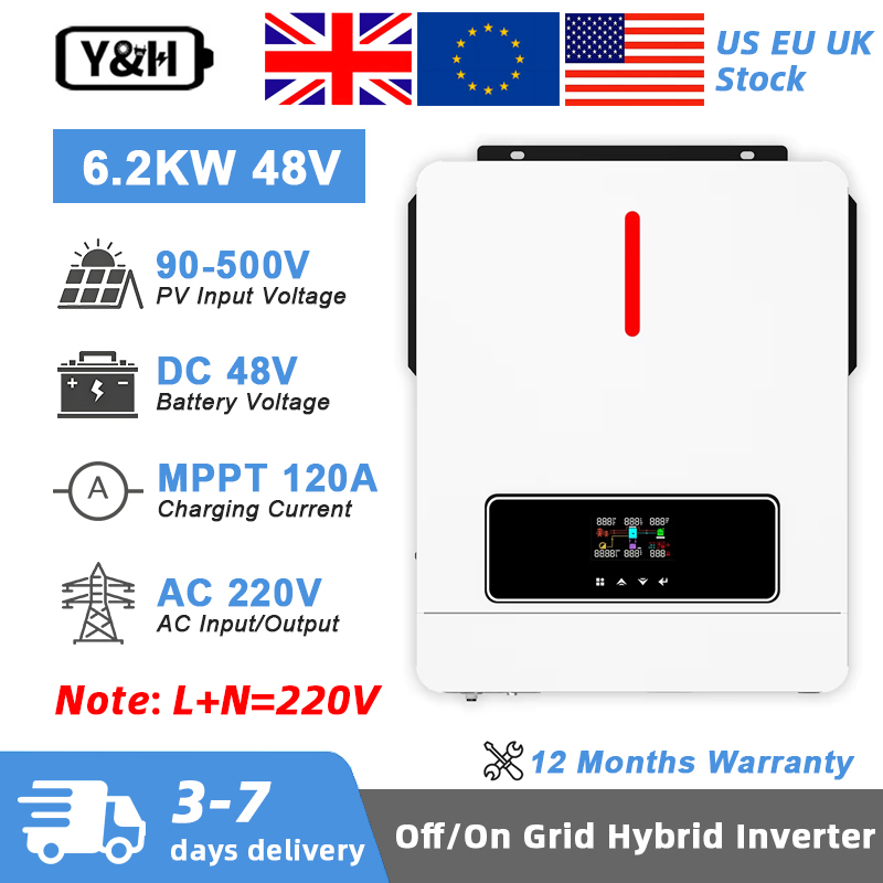 Drone Solar Charger - Y&H 6.2KW Hibrit Güneş İnvertörü 48VDC