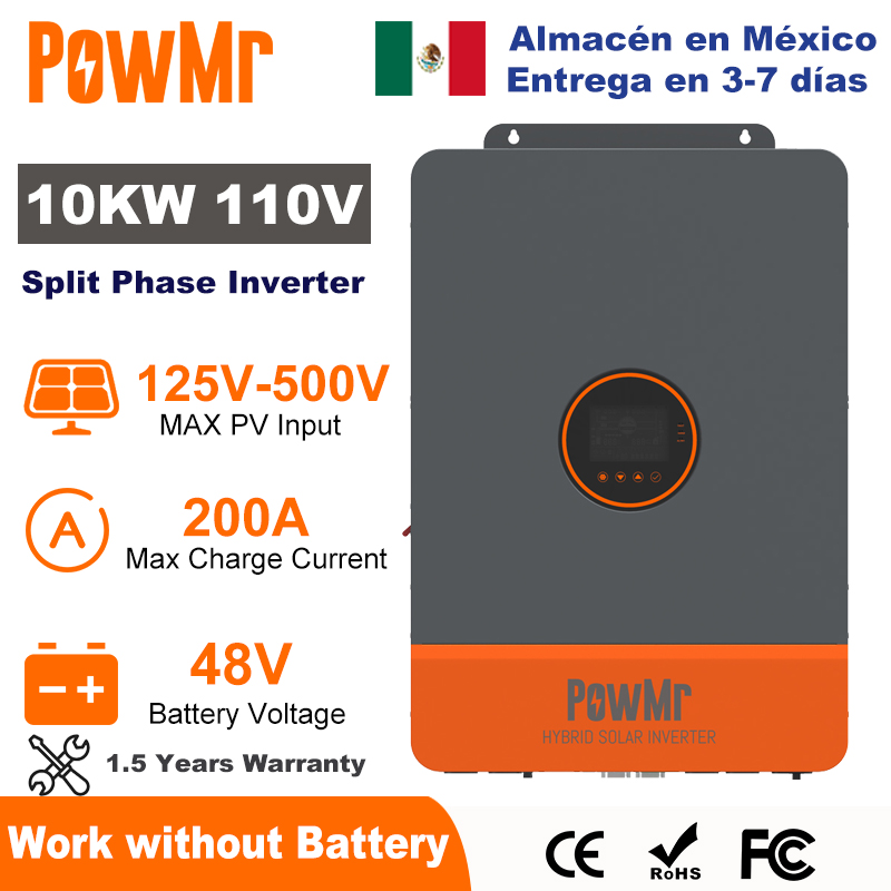 Drone Solar Charger - PowMr 10KW Bölünmüş Faz İnvertör 48V