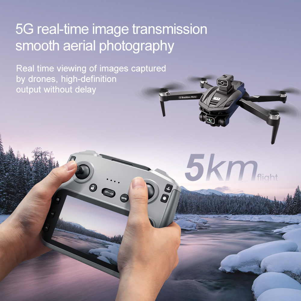 V168 PRO Max GPS Drone 8K Prof - Drone Controller Screen incelemesi ve fiyatı