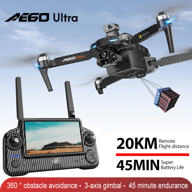 AE60 GPS Drone Profesyonel 8K  - Drone Controller Screen incelemesi ve fiyatı