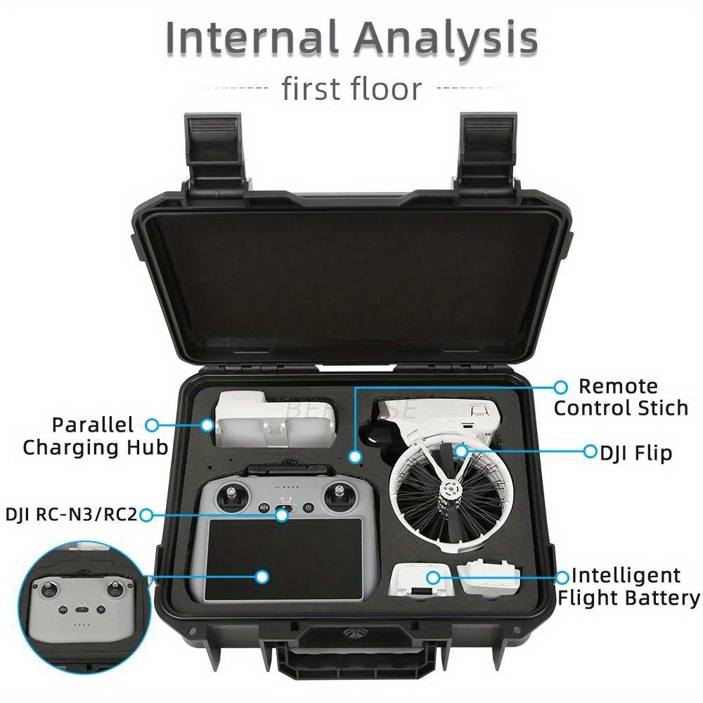 DJI Flip için Sert Kabuklu Sak - Drone Carrying Case incelemesi ve fiyatı