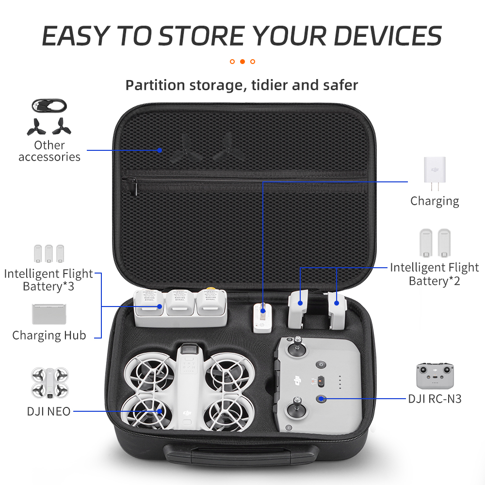 XFJI Taşıma Çantası DJI NEO Co - Drone Carrying Case incelemesi ve fiyatı